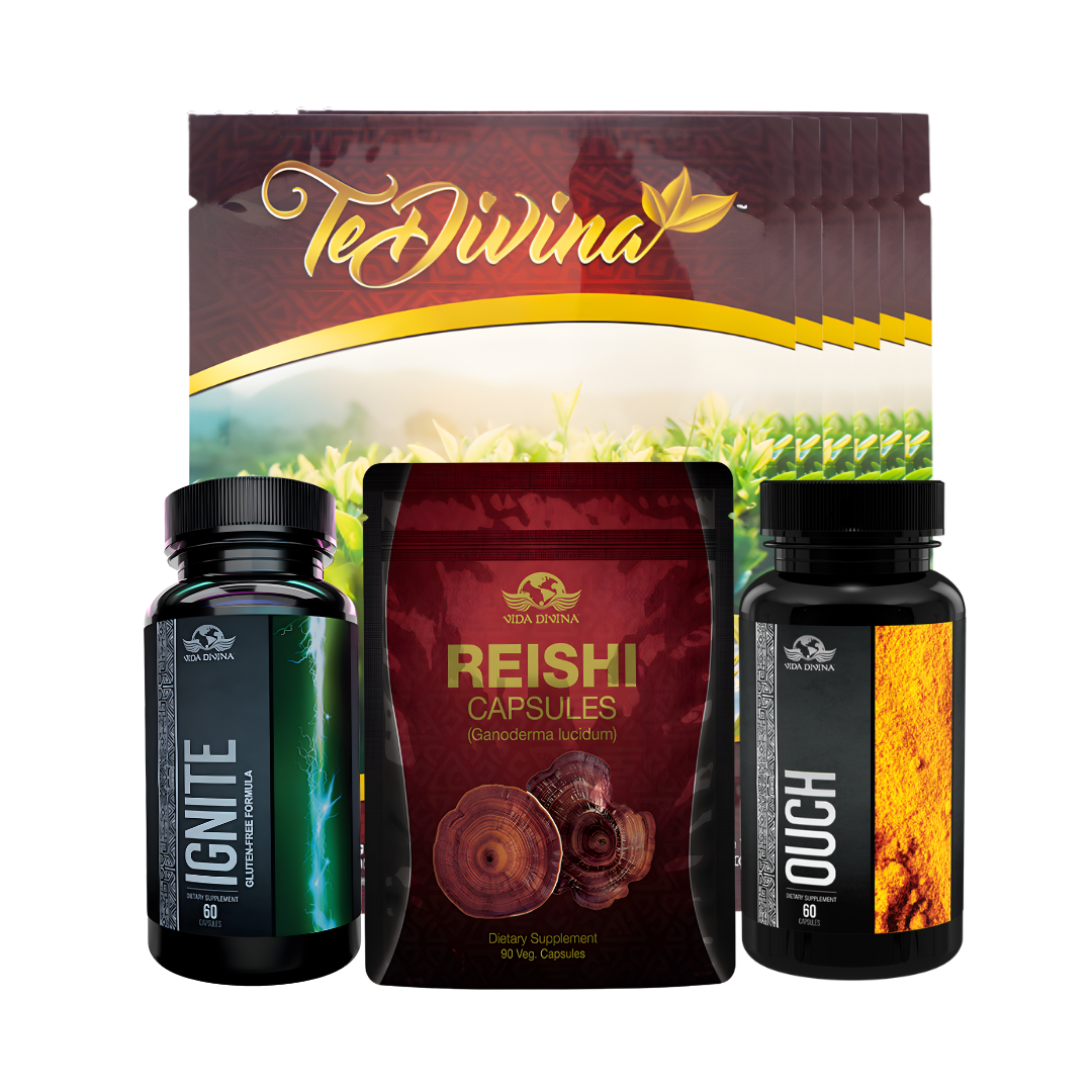 TeDivina (6 Semanas) + OUCH + GANO ( Súper KIT para desintoxicar y mejorar la circulación sanguínea)